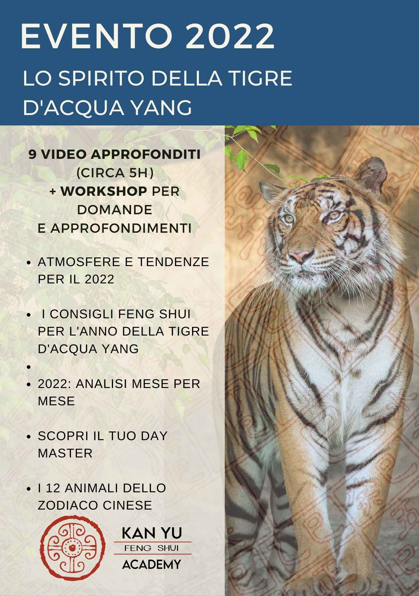 Evento 2022: Lo Spirito della Tigre d’Acqua Yang