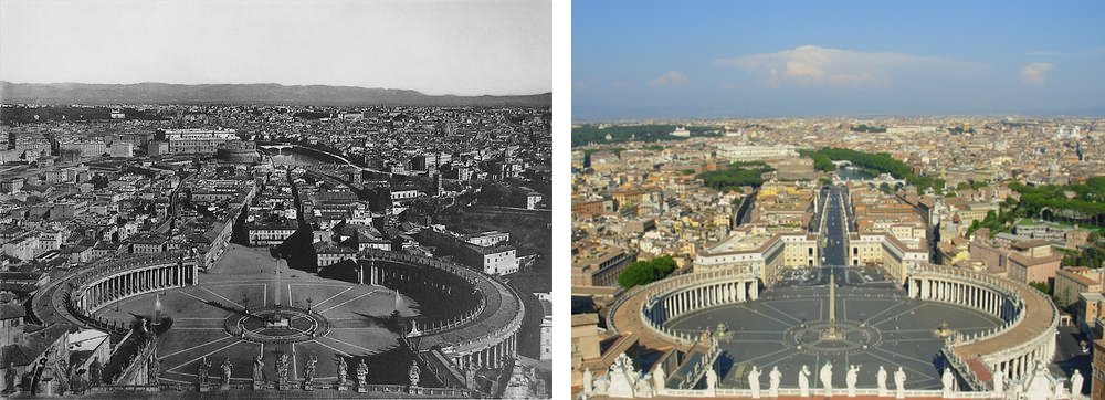 Via della conciliazione past present
