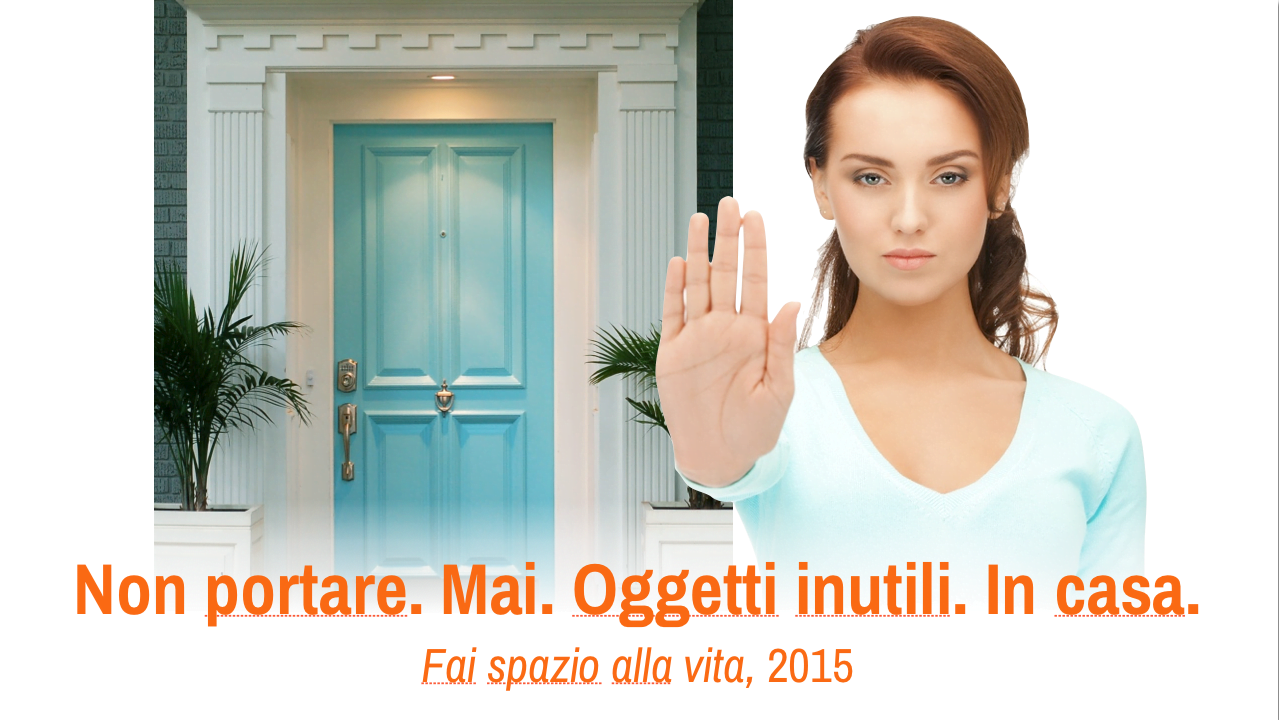 La prima regola del decluttering